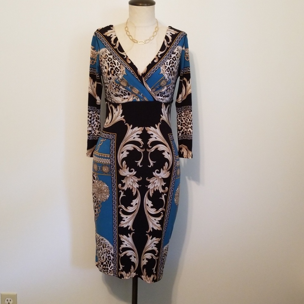 EVA VARRO 3/4 sleeve dress